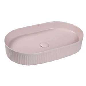 Kensington Oval 580x360x120 Matte Pink Basin