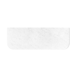 Bondi 1500x460x20 Solid Surface Cloudy Carrara Top No Hole