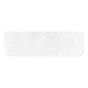 Bondi 1800x460x20 Solid Surface Cloudy Carrara Top No Hole