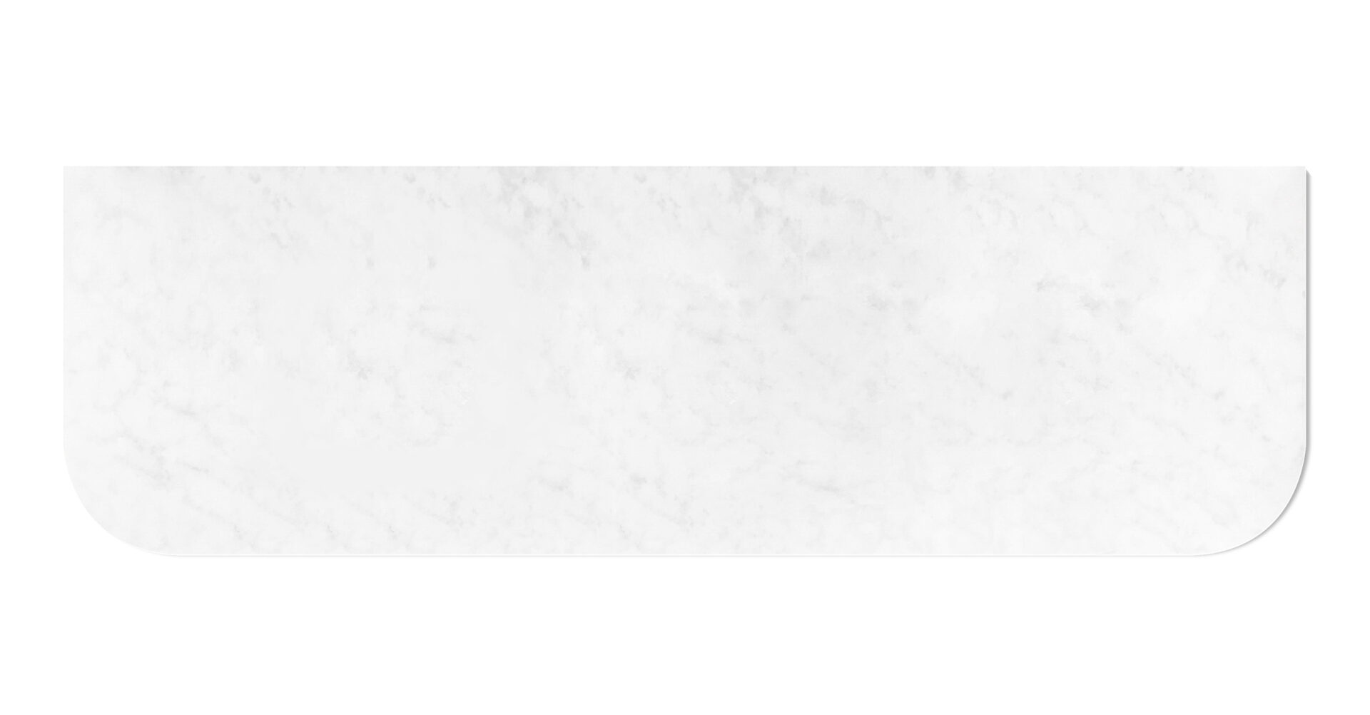 Bondi 1800x460x20 Solid Surface Cloudy Carrara Top No Hole