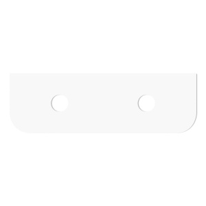 Bondi 1800x460x20 Solid Surface Matte White Top