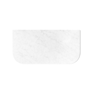 Bondi 900x460x20 Solid Surface Cloudy Carrara Top No Hole