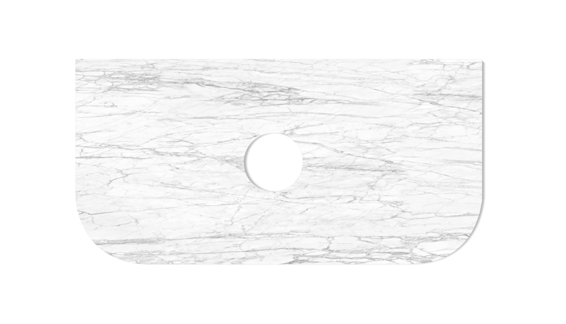 Hampshire Wall Hung Curve Vanity Cabinet 900mm - Image 7