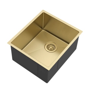 Axon Sink 39S 390x450x220 Brushed Gold