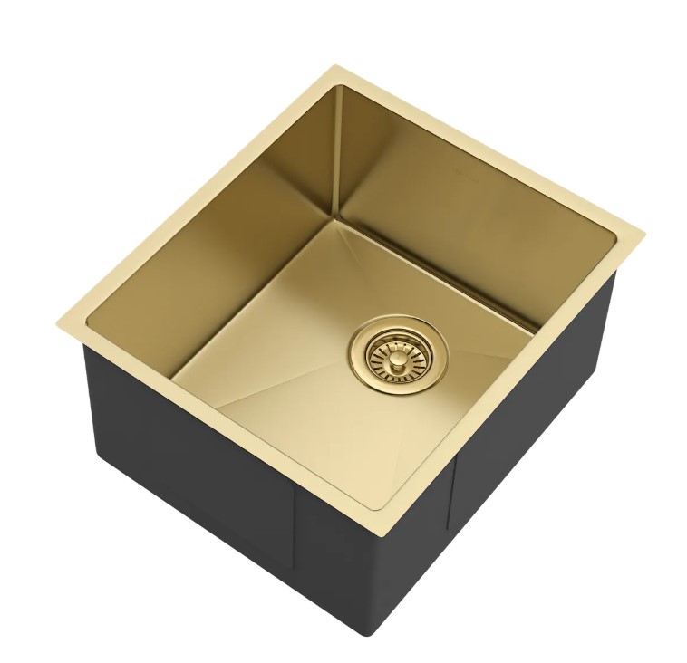 Axon Sink 39S 390x450x220 Brushed Gold