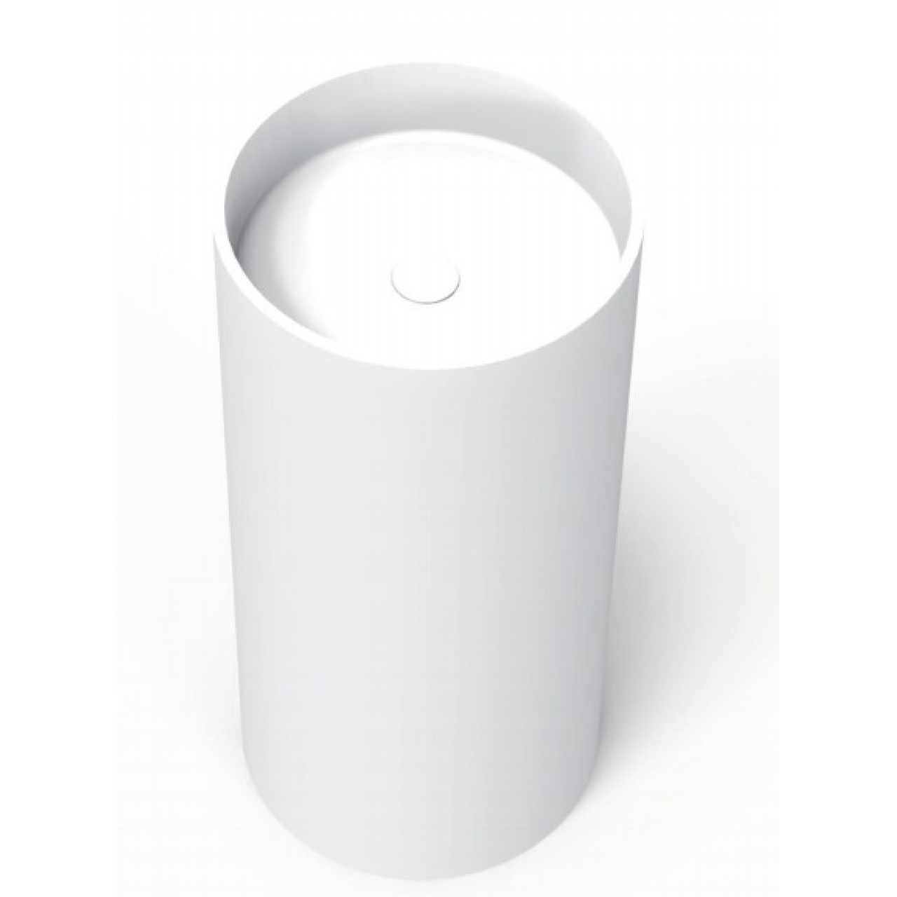 Olley Solid Surface stone Pedestal Basin  450x450x900