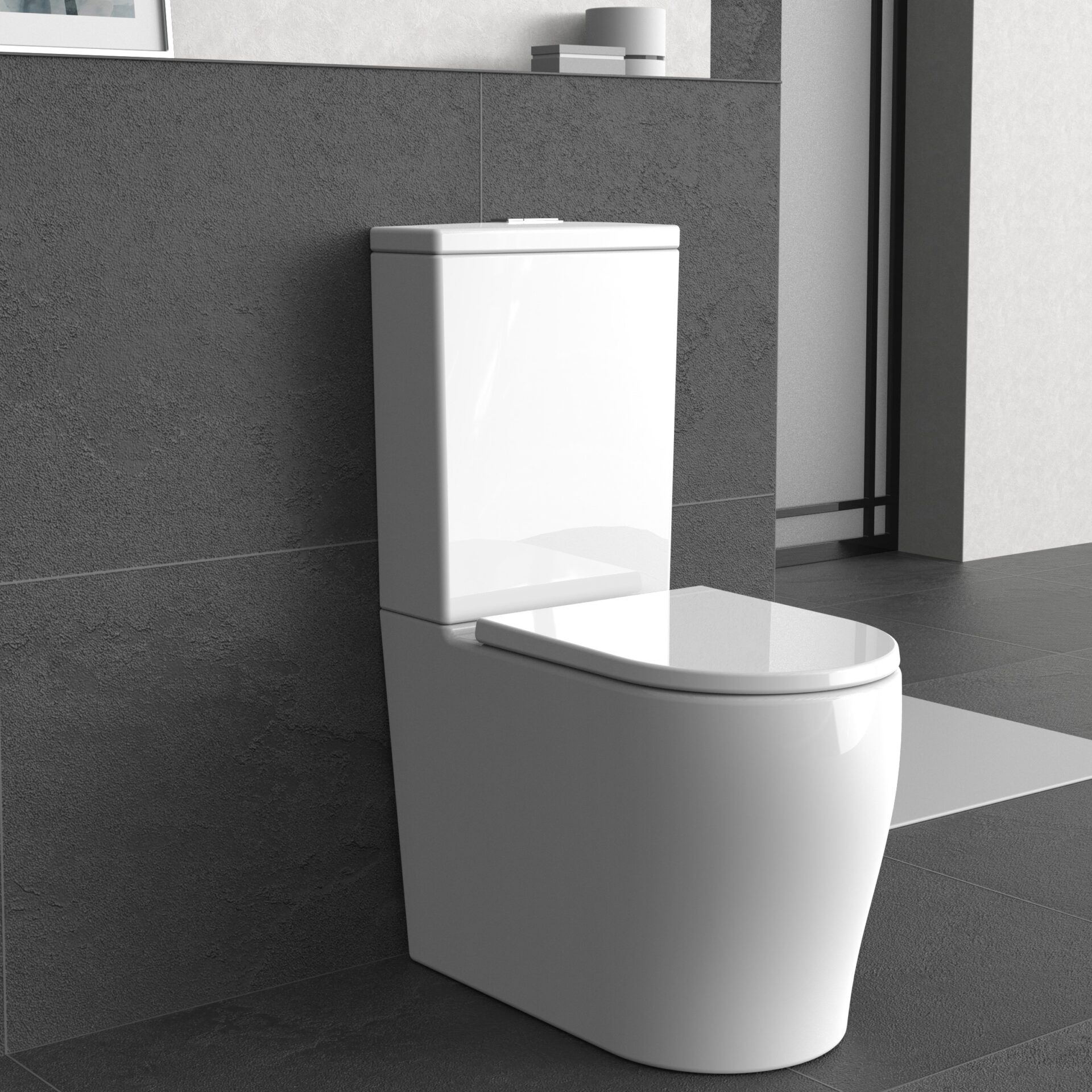 Zeus Tornado Rimless Toilet Suite