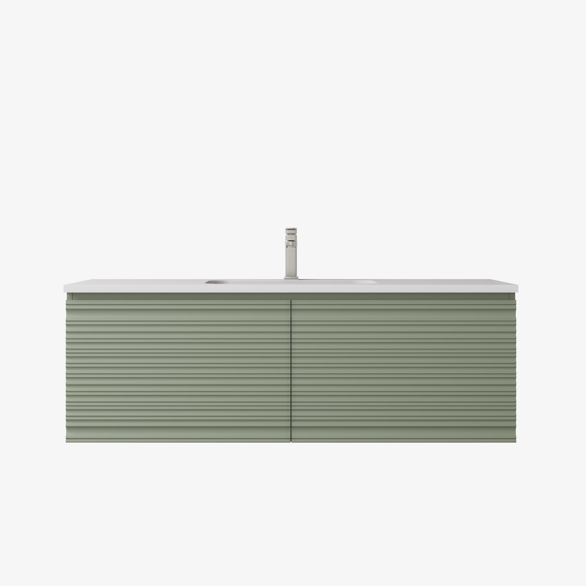 Sedona Modern Fluted Wall Hung Vanity 1200mm - Image 7