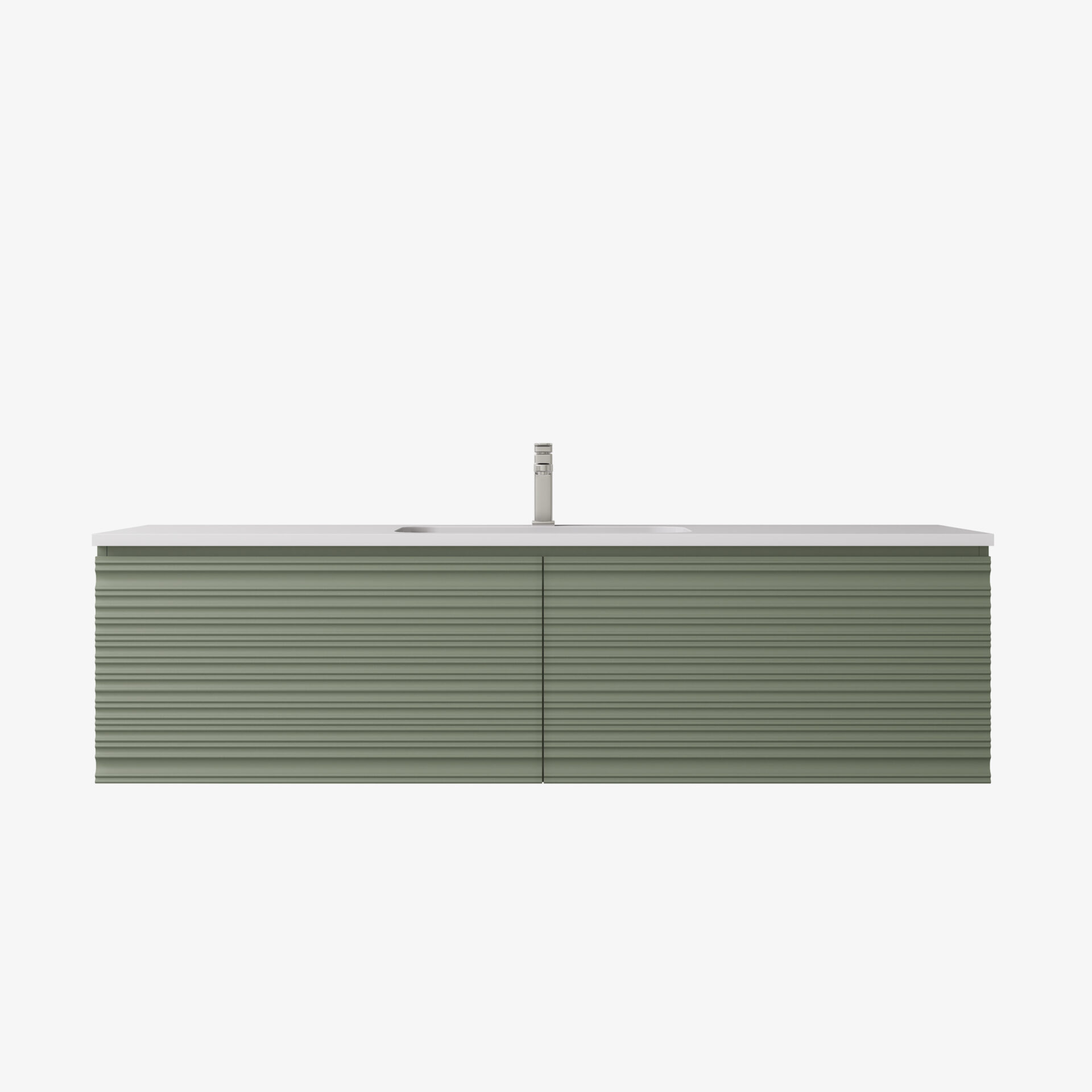 Sedona Modern Fluted Wall Hung Vanity 1500mm - Image 3
