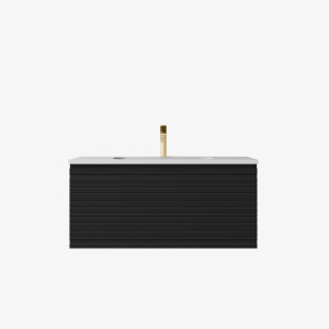 Sedona Modern Fluted Wall Hung Vanity 750mm