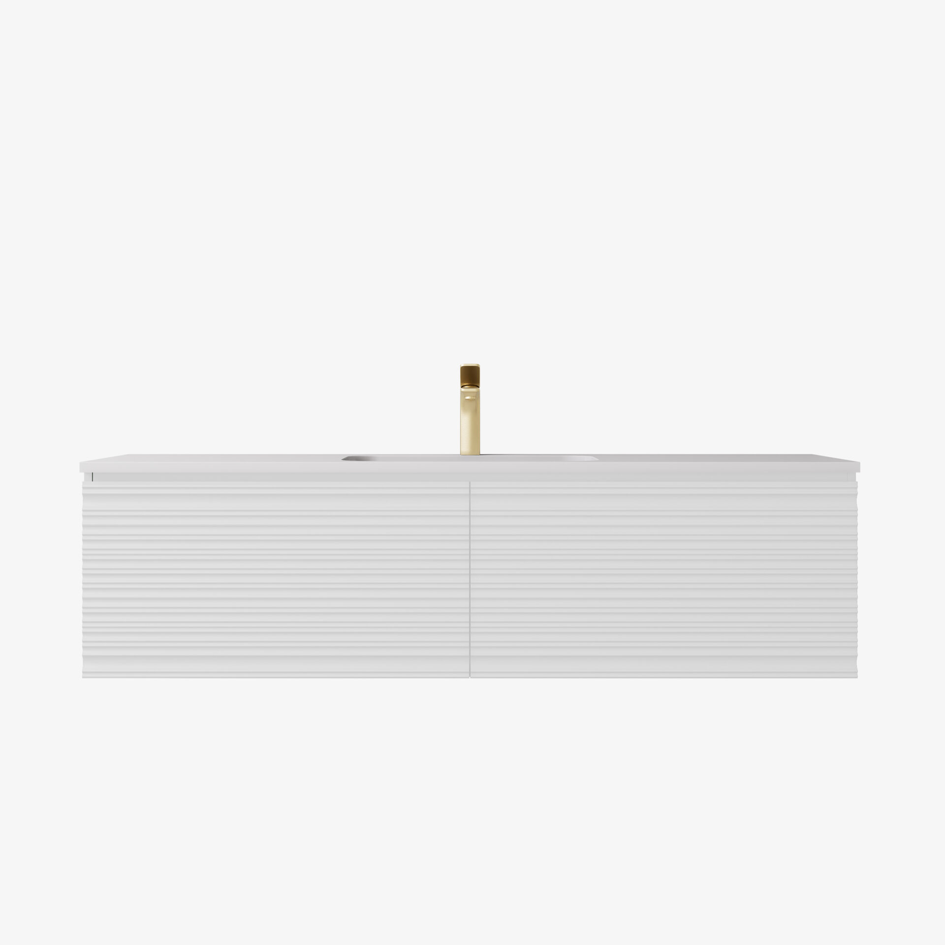 Sedona Modern Fluted Wall Hung Vanity 1500mm - Image 6