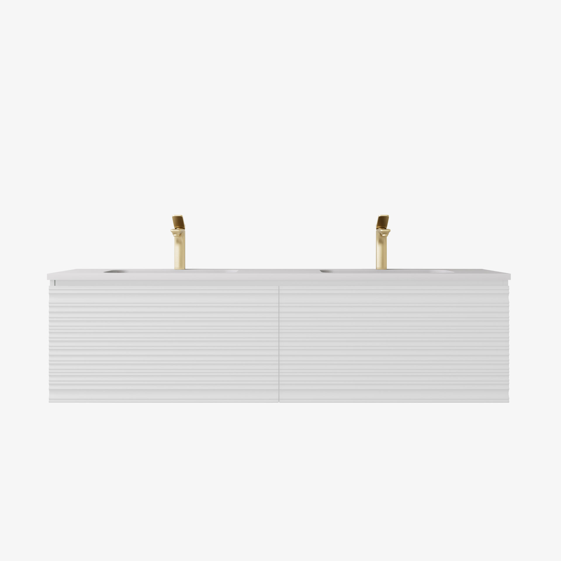 Sedona Modern Fluted Wall Hung Vanity 1200mm