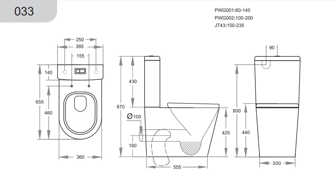 Alpha Rimless Tornado Toilet - Image 4