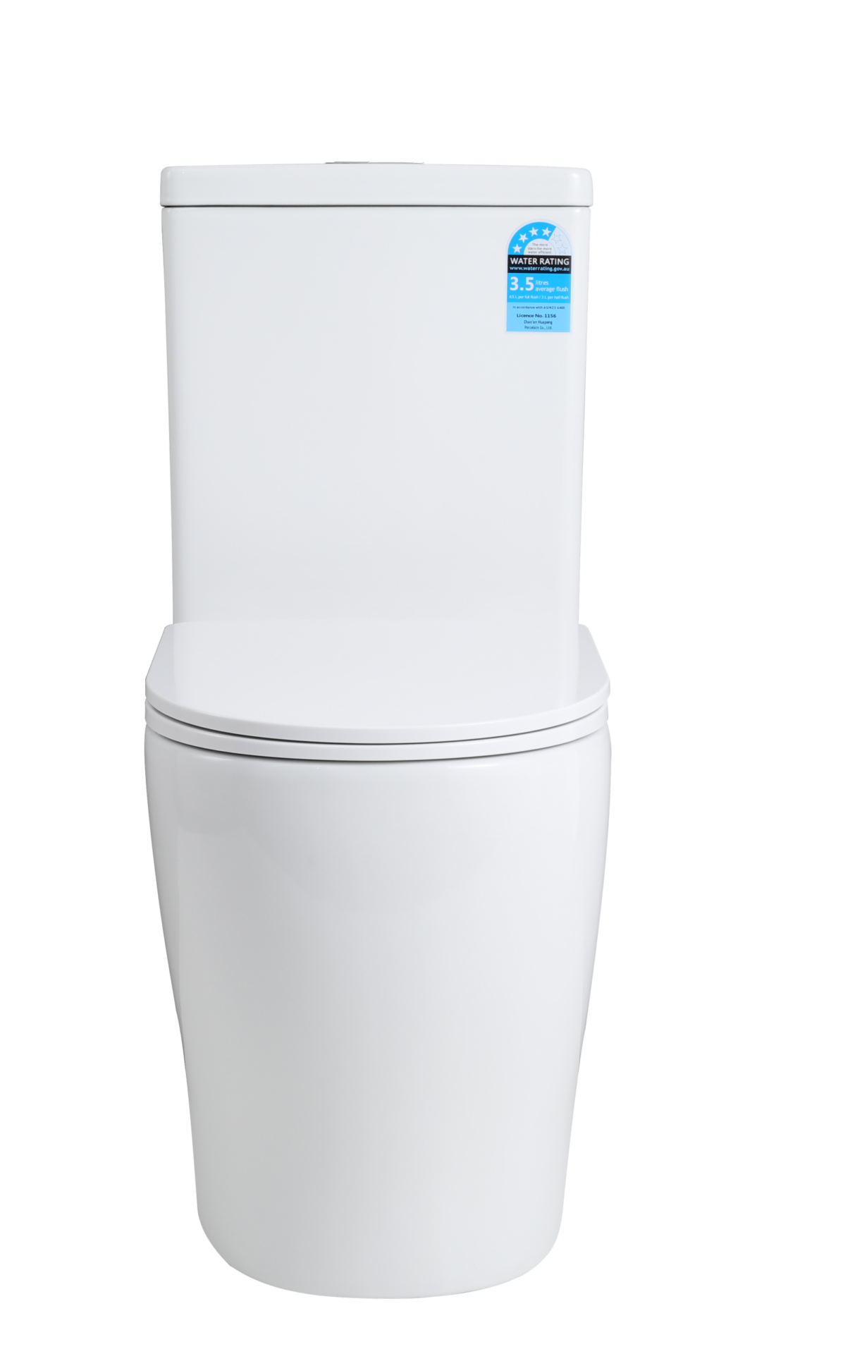 Zeus Tornado Rimless Toilet Suite - Image 5