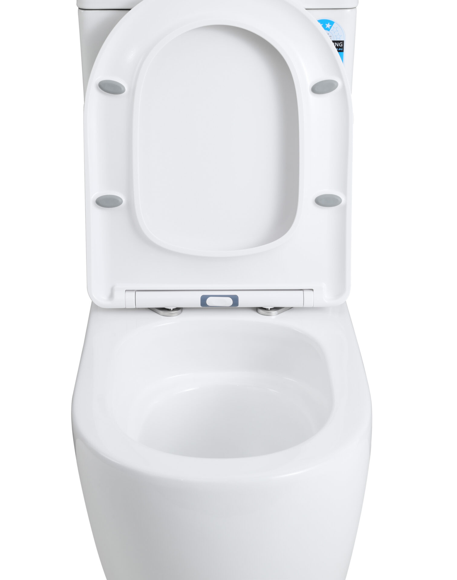 Zeus Tornado Rimless Toilet Suite - Image 4