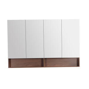 Clark Plywood Mirror Cabinet Mocha Oak 1500mm