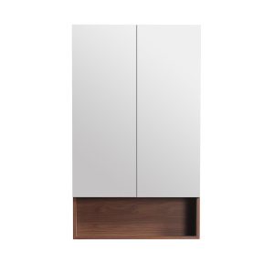 Clark Plywood Mirror Cabinet Mocha Oak 600mm