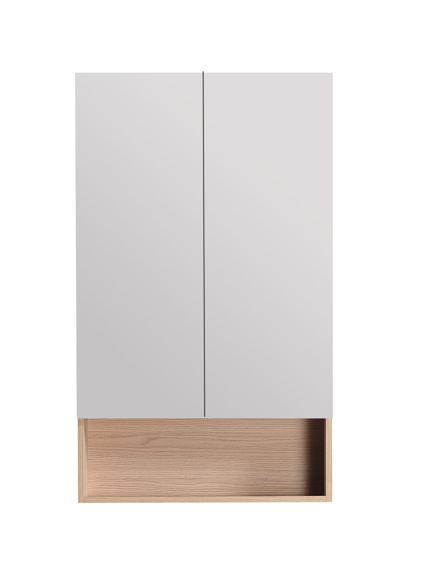 Clark Plywood Mirror Cabinet Sandy Oak 600mm