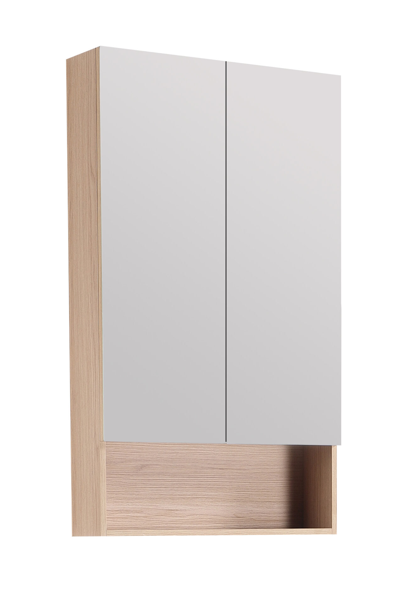 Clark Plywood Mirror Cabinet Sandy Oak 600mm - Image 3
