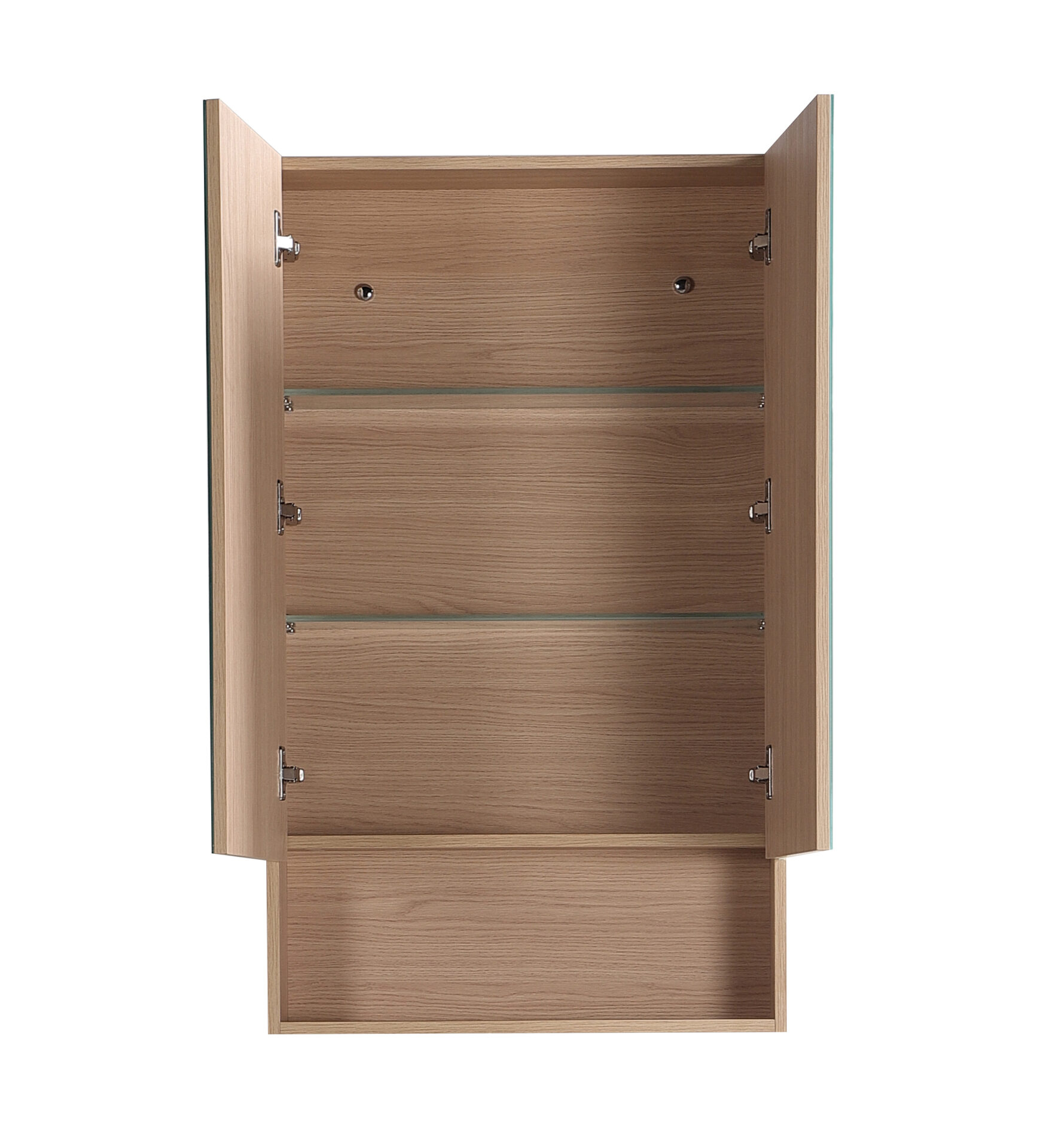 Clark Plywood Mirror Cabinet Sandy Oak 600mm - Image 2