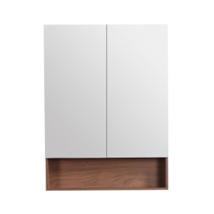 Clark Plywood Mirror Cabinet Mocha Oak 750mm