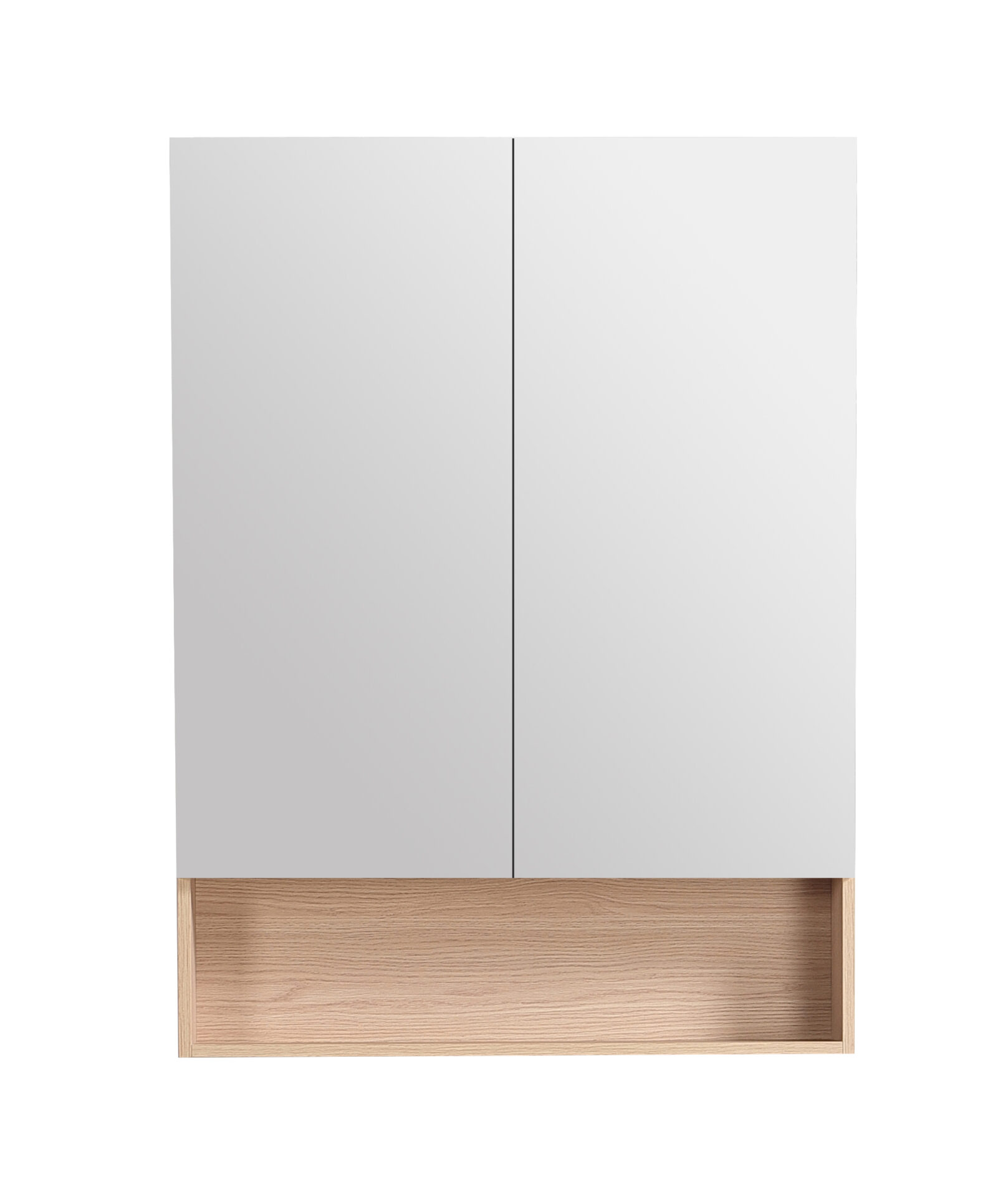 Clark Plywood Mirror Cabinet Sandy Oak 750mm