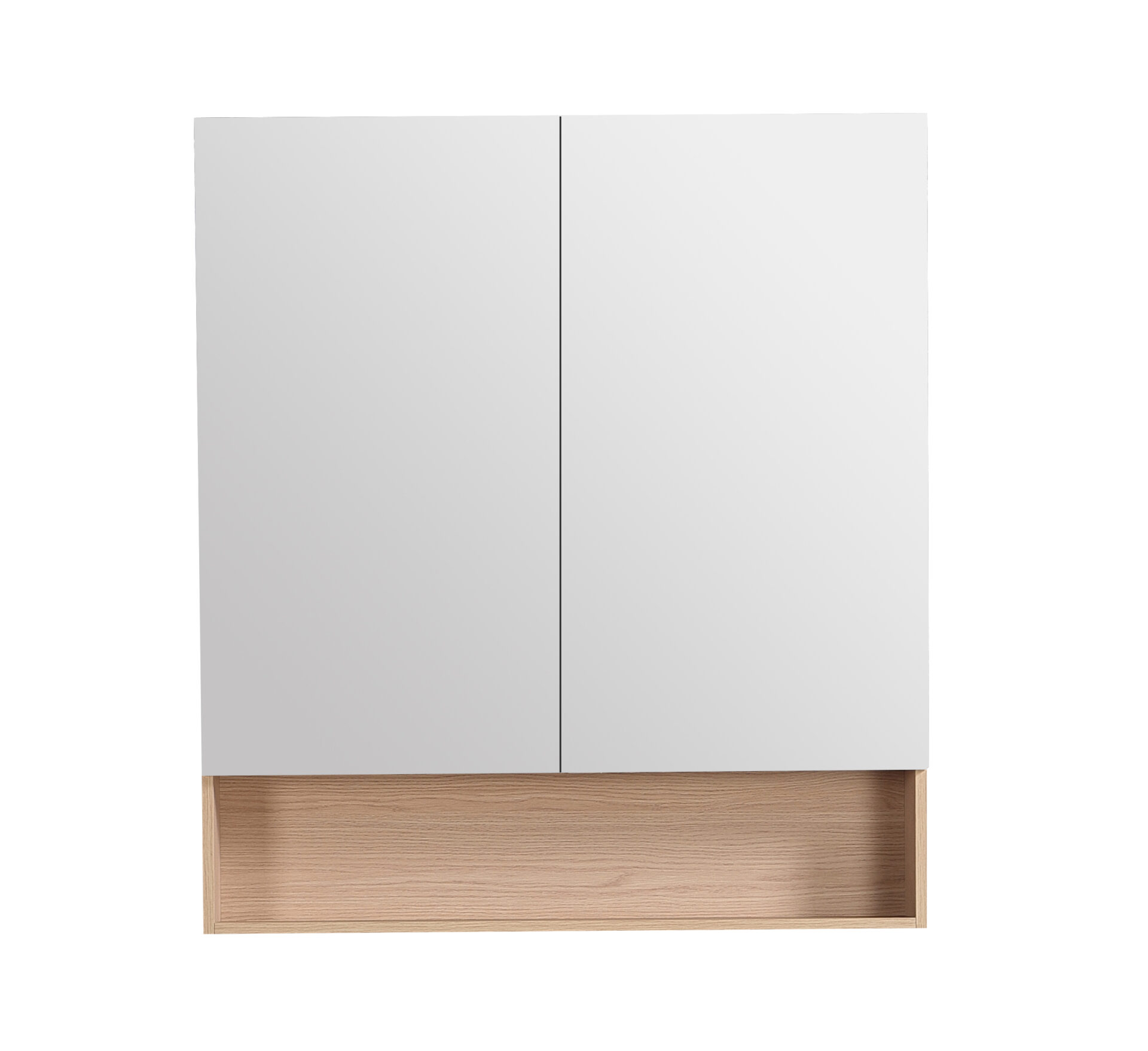 Clark Plywood Mirror Cabinet Sandy Oak 900mm