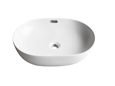 Ellips Fine Ceramic Above counter Basins Matte White 490x365