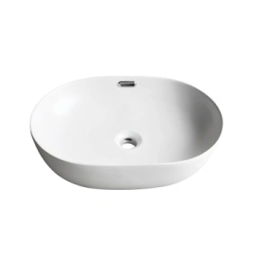 Ellips Fine Ceramic Above counter Basins Matte White 610x420