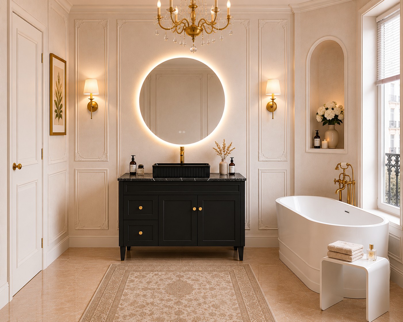 Harold Federation Free Standing Vanity 1200mm - Image 2