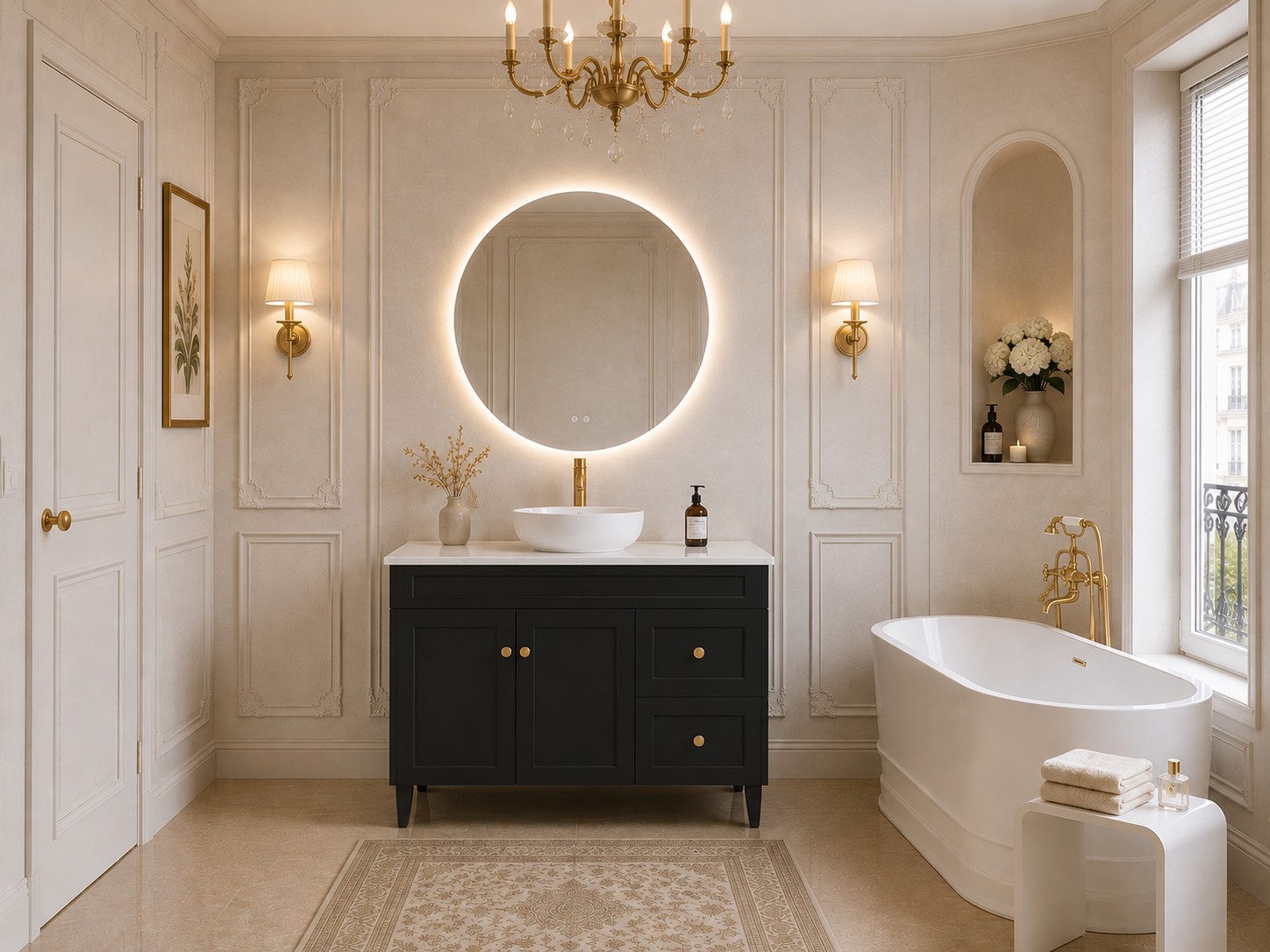Harold Federation Free Standing Vanity 1200mm - Image 3