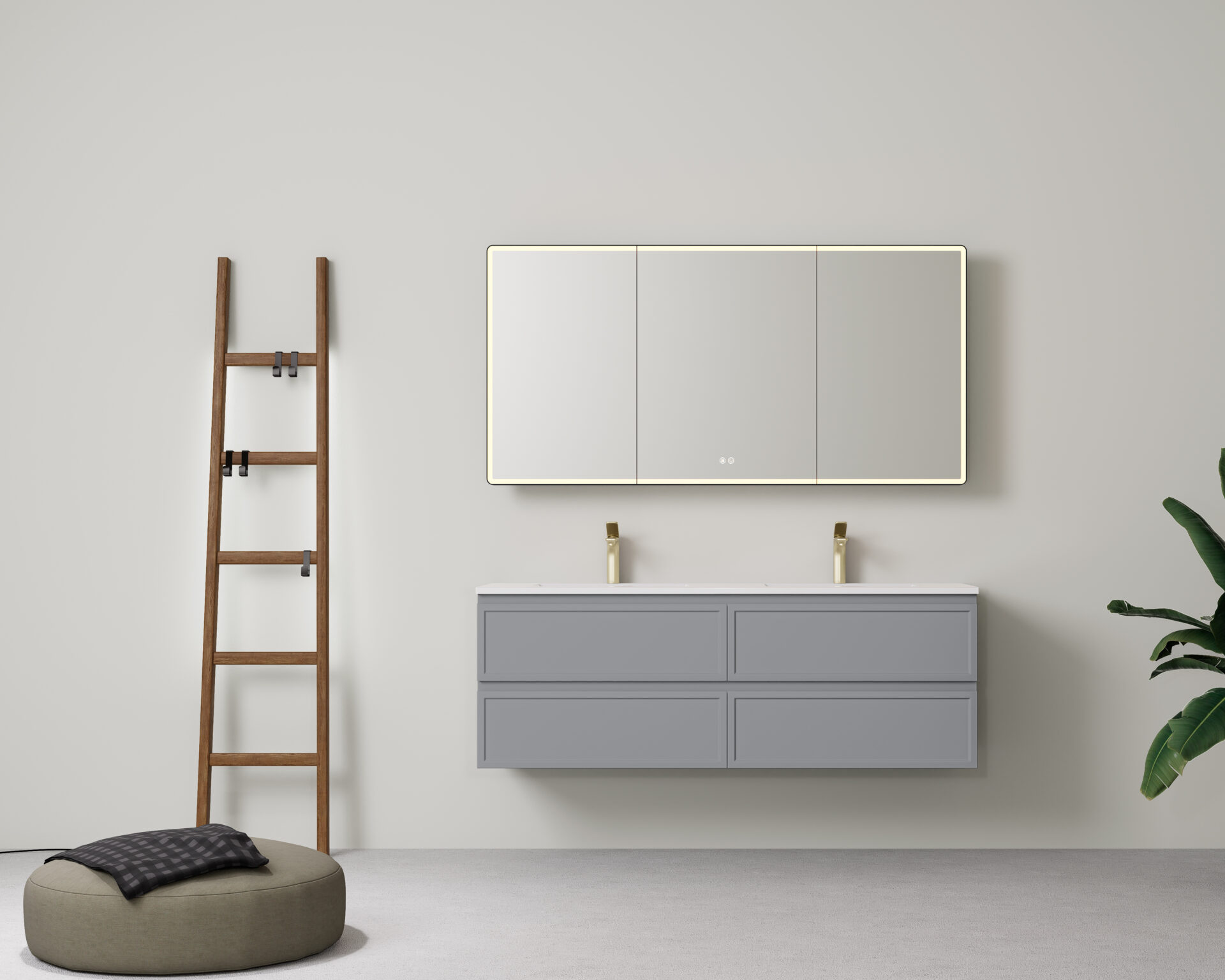 Hamilton Federation Wall Hung Vanity 1500mm - Image 5