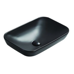 Kliff Fine Ceramic Insert Basin No Overflow Size：520*340*150 Matt Black