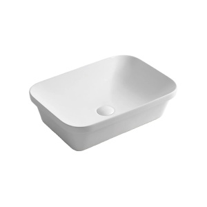 Kliff Fine Ceramic Insert Basin Gloss White 605x368