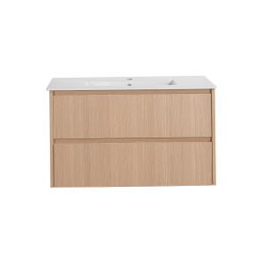 Gladstone Modern Wall Hung Plywood Cabinet 900mm