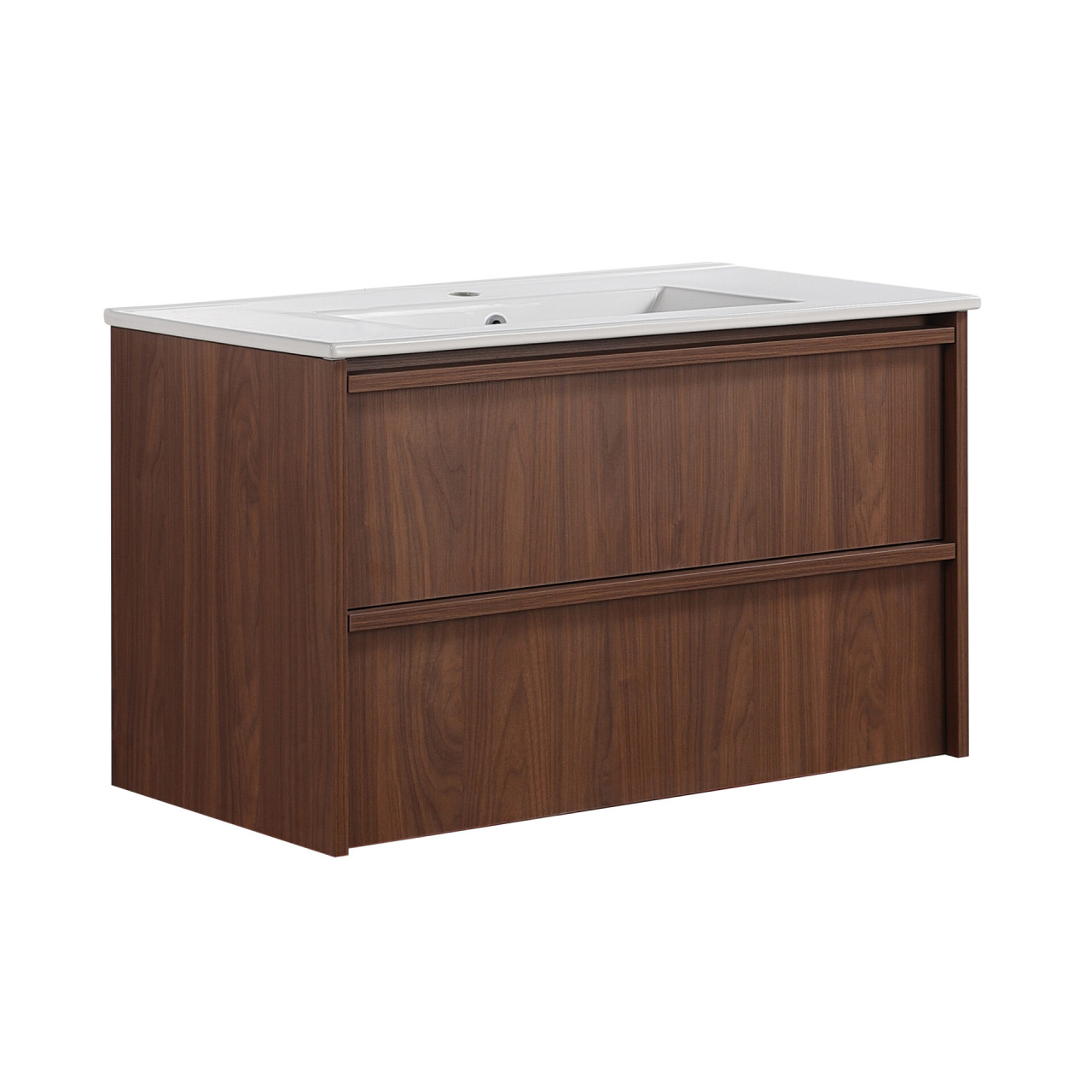 Ridgewood Modern Wall Hung Plywood Cabinet 900mm
