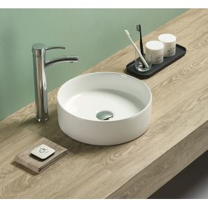 Olley Fine Ceramic Above Counter Basin Gloss 350x350