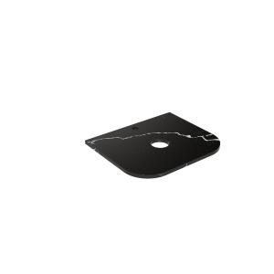 Calacatta Night Zero Silica Engineer Stone Top 600mm +$281.25