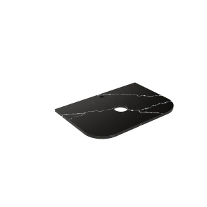 Calacatta Night Zero Silica Engineer Stone Top 750mm +$322.50