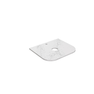 Calacatta White Zero Silica Engineer Stone Top 600mm +$281.25