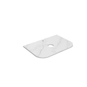 Calacatta White Zero Silica Engineer Stone Top 750mm +$322.50