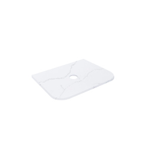 Calacatta Arctic White Solid Surface Stone Top 750mm +$367.50