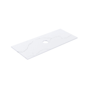 Calacatta Arctic White Solid Surface Stone Top 900mm +$398.75