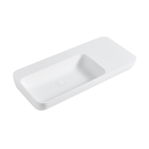 Roccia Solid Surface Stone Wall Hung Basin 900x400