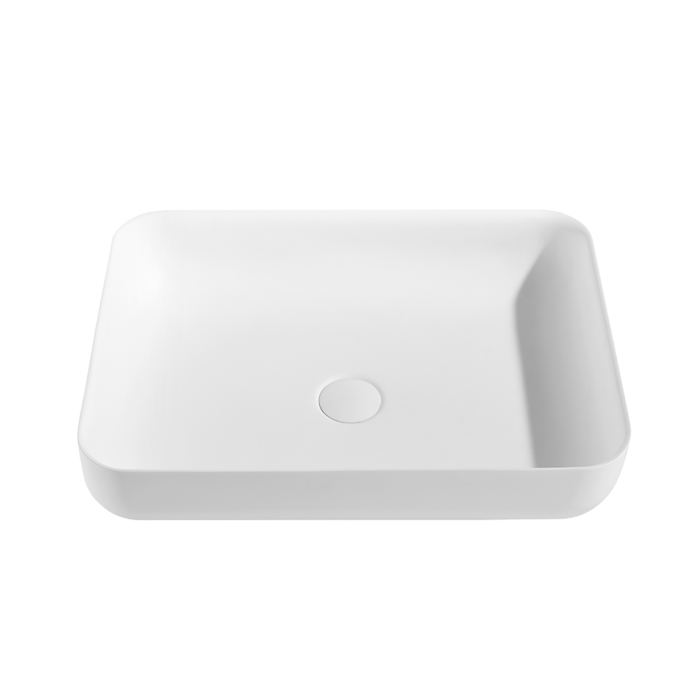 Kliff Solid Surface Above Counter Basin 550x400