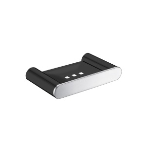 Bellino Chrome & Black Soap Dish