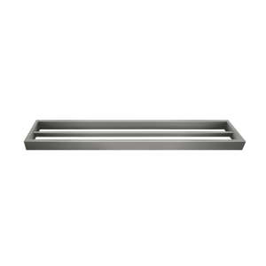 Cavallo Gun Metal Grey Square Double Towel Rail 600mm