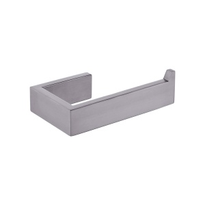 Cavallo Gun Metal Grey Square Toilet Roll Holder