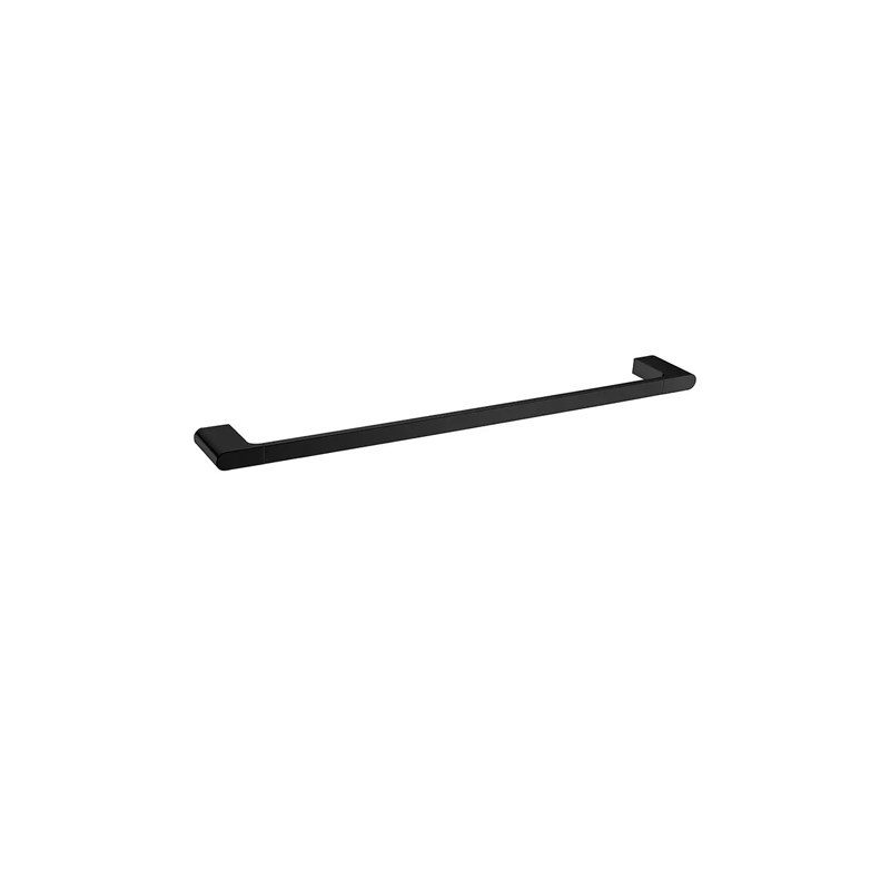 Bellino Matte Black Zinc Alloy 800mm Single Towel Rail