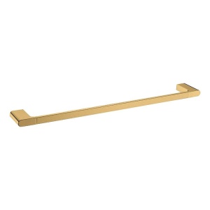 Bellino Brushed Yellow Gold Zinc Alloy 800mm Single Towel Rail